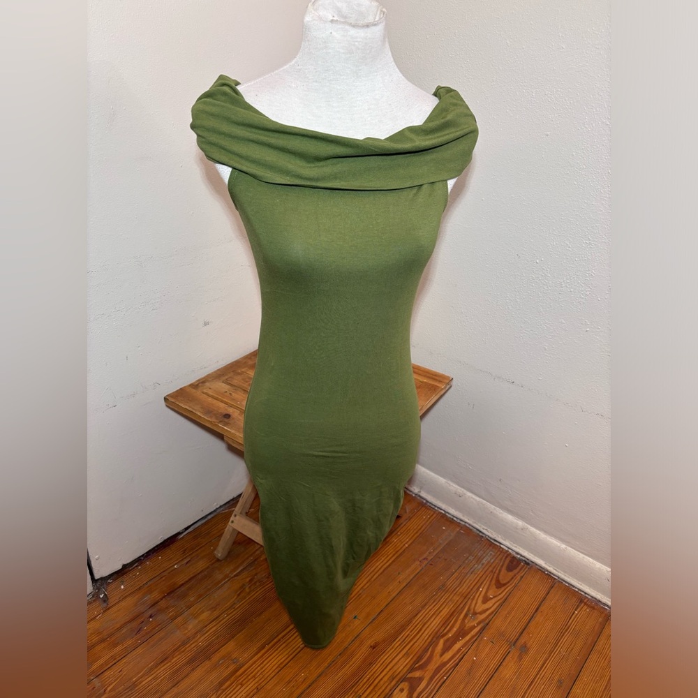 Marcelle Margaux Cowl Neck Sleeveless Dress NWT